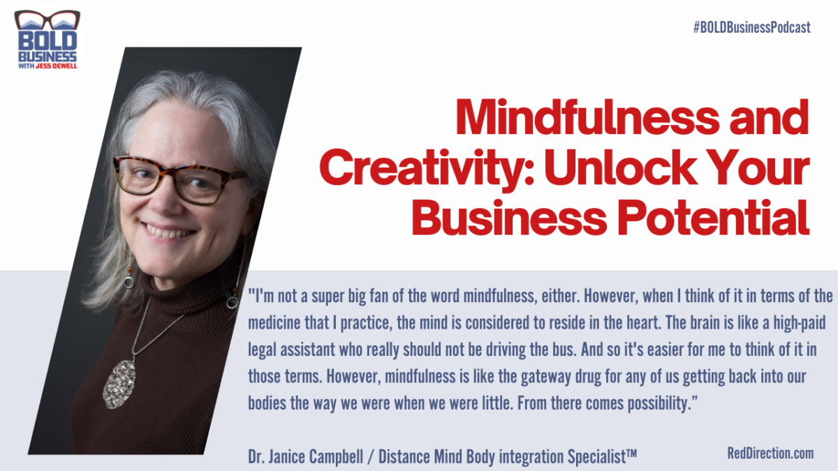 Mindfulness and Creativity: Unlock Your Business Potential - Dr. Janice Campbell
