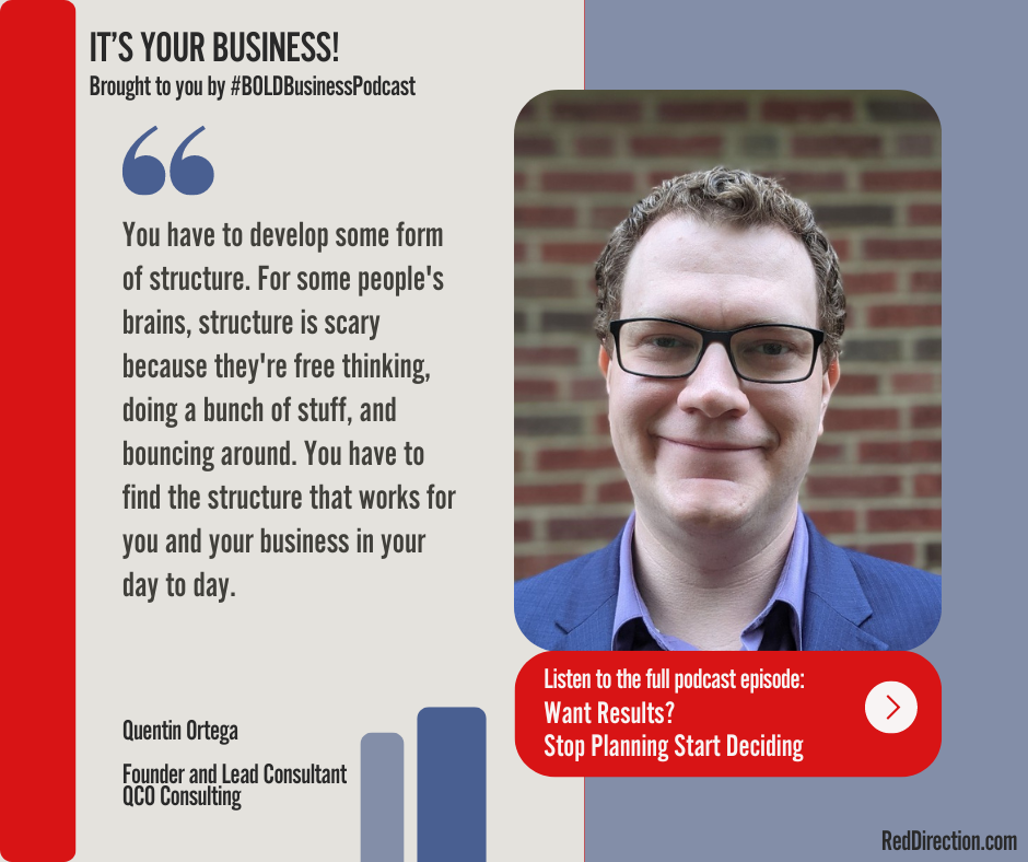 Want Results? Stop Planning Start Deciding - Quentin Ortega