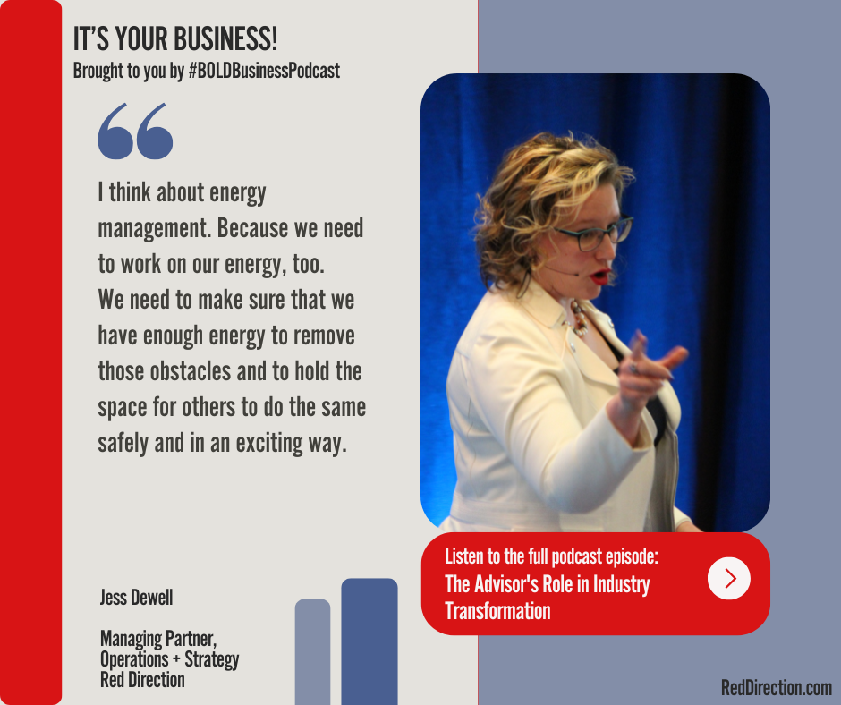 The Advisor's Role in Industry Transformation - Jess Dewell