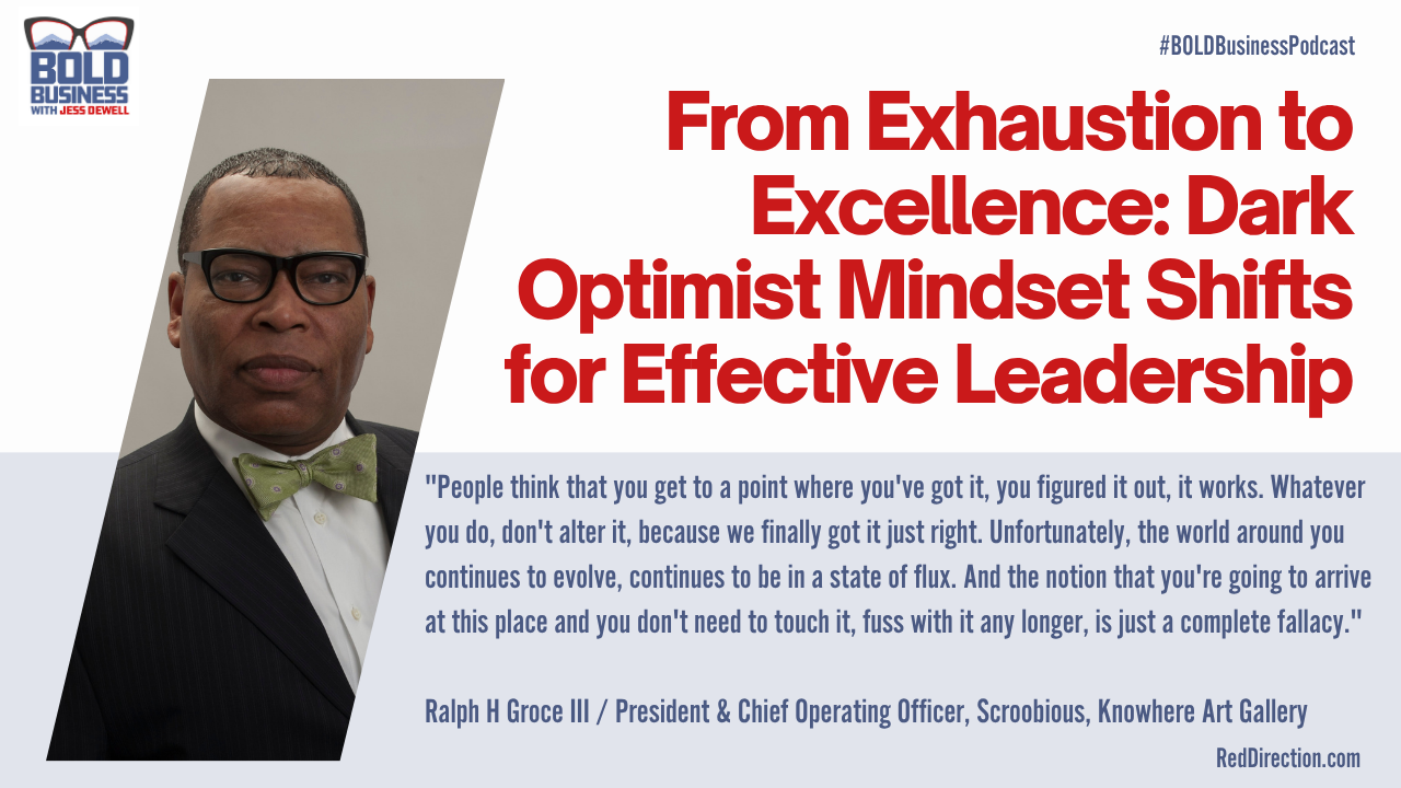 From Exhaustion to Excellence: Dark Optimist Mindset Shifts for Effective Leadership - Ralph H Groce III