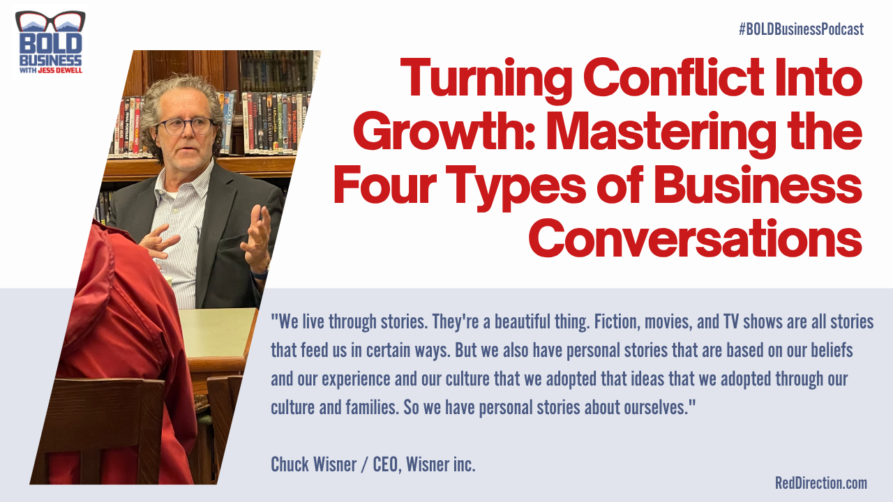 Turning Conflict Into Growth: Mastering the Four Types of Business Conversations - Chuck Wisner