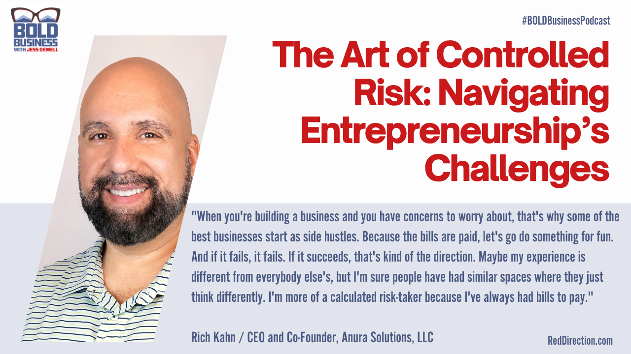 The Art of Controlled Risk: Navigating Entrepreneurship’s Challenges - Rich Kahn