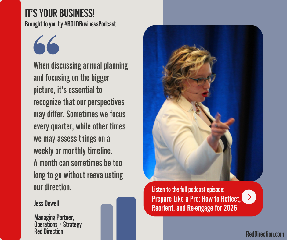 Prepare Like a Pro: How to Reflect, Reorient, and Re-engage for 2026 - Jess Dewell