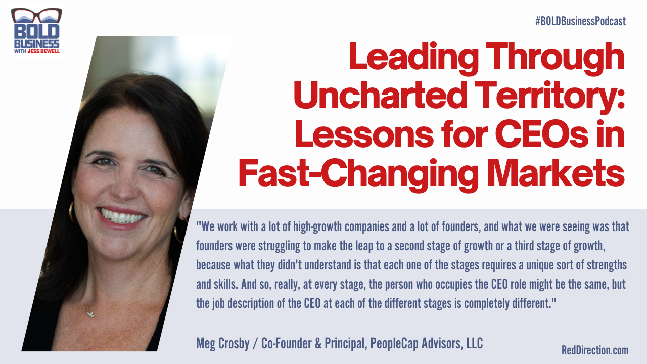 Leading Through Uncharted Territory: Lessons for CEOs in Fast-Changing Markets - Meg Crosby