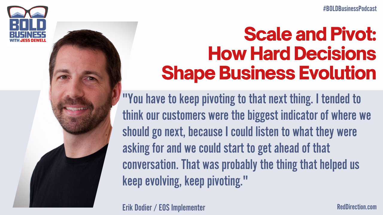 Scale and Pivot: How Hard Decisions Shape Business Evolution - Erik Dodier