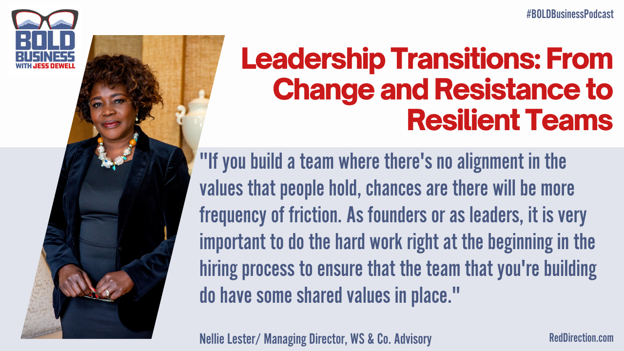 Leadership Transitions: From Change and Resistance to Resilient Teams - Nellie Lester